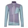 Fleece Ortovox FLEECE GRID JACKET W (glacier grey) Dame
