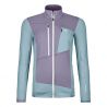 Polaire ORTOVOX FLEECE GRID JACKET W (glacier grey) Femme 