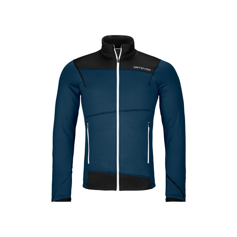 Fleecejakke Ortovox FLEECE LIGHT JACKET M (deep ocean) herre