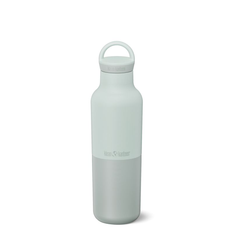 Isoleringsflaska Klean Kanteen Rise Vac Classic 591ml/20oz Arch loop cap (Barely Blue)