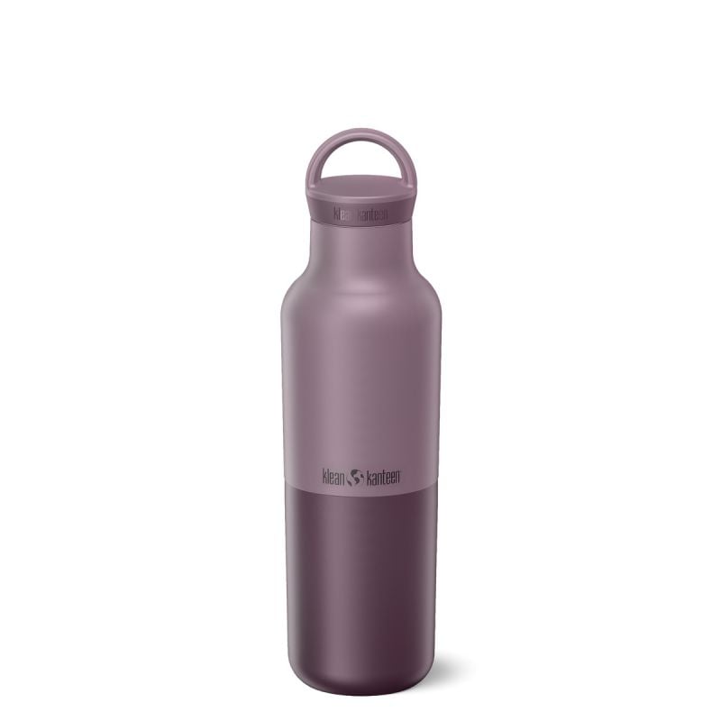 Botella isotérmica Klean Kanteen Rise Vac Classic 591ml/20oz tapa de bucle Arch (orquídea polvorienta)