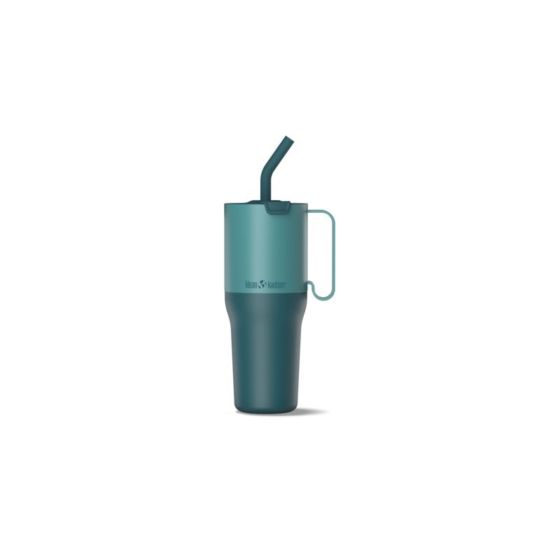 Gobelet Klean Kanteen Isolert kopp med Flip-lokk og sugerør, 1065ml/36oz (Brittany Blue)