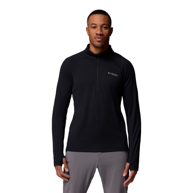 T-shirt met halve rits Columbia DriVenture Half Zip (Zwart) Heren
