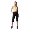Leslie Falls Knee Pant-Musta