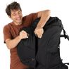 Rugzak voor wandelen Osprey Farpoint Trek 75 (Zwart) Mannen