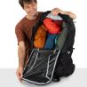 Rugzak voor wandelen Osprey Farpoint Trek 75 (Zwart) Mannen