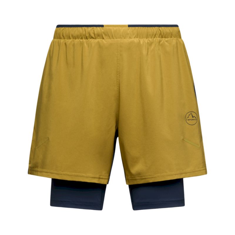 Juoksushortsit La Sportiva Trail Bite Short M (Savana/yötaivas) Miehet