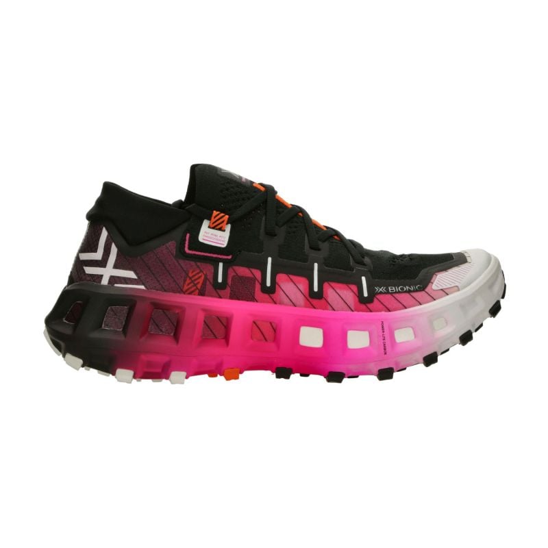 Zapatilla de trail X-BIONIC TERRASKIN X00/C (NEGRO/BLANCO/ROSADO FLUORESCENTE)