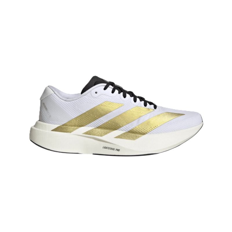 Chaussures de running ADIDAS ADIZERO EVO SL WOVEN W (Blanc/Or) Femme