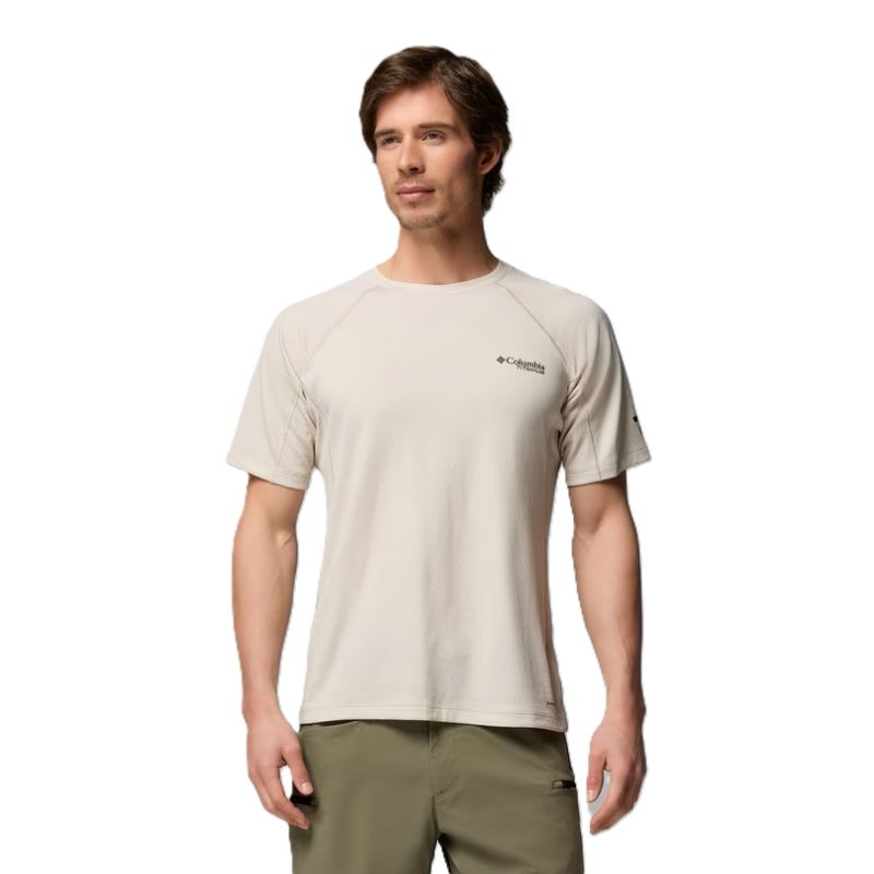 T-skjorte Columbia DriVenture Short Sleeve (Dark Stone) Herre