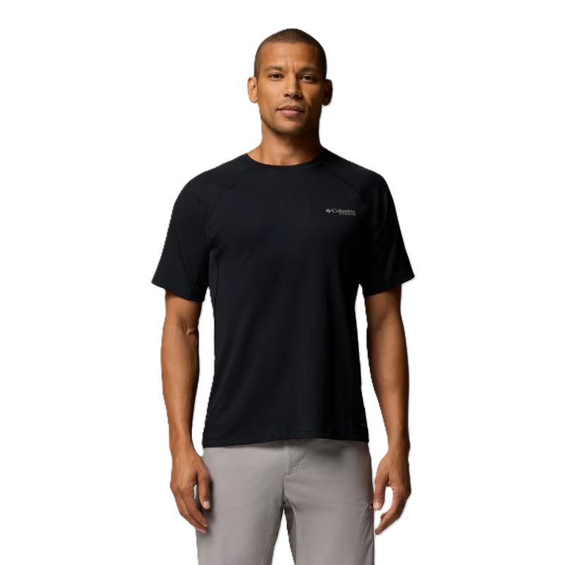 T-paita Columbia DriVenture Short Sleeve (Musta) Mies