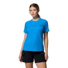 Tee-shirt Columbia DriVenture Short Sleeve (Compass Blue) Donna
