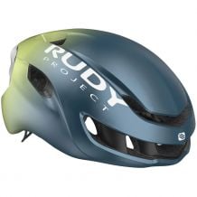 Bike helmet Rudy Project Nytron (Blue Avio/Apple Green Metal - Matte)