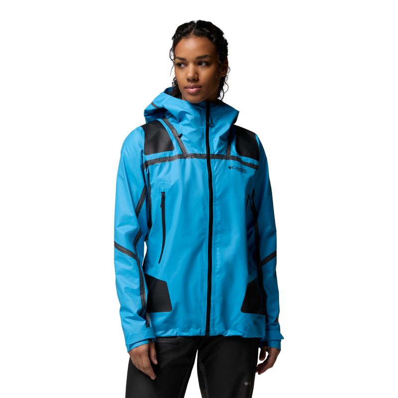 Vandtæt jakke Columbia Whistler Peak Shell (Compass Blue) Dame
