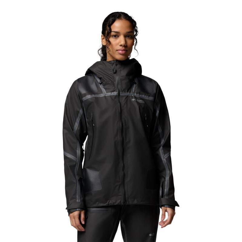 Vandtæt jakke Columbia Whistler Peak Shell (Black) Kvinder