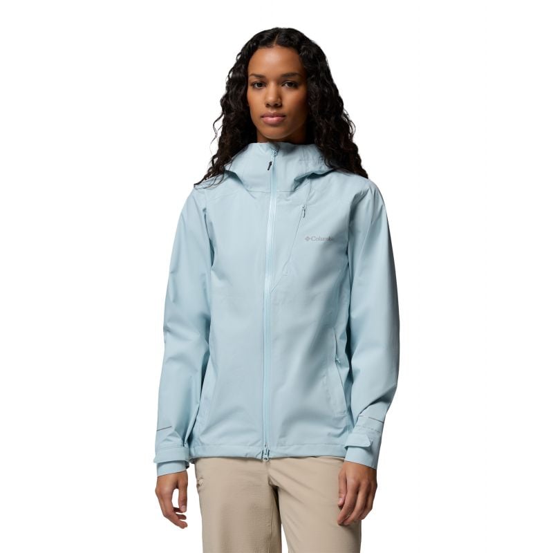 Waterproof Jacket Columbia Trailborne 2.5L Shell (Marine Light) Women
