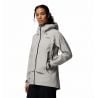 Giacca impermeabile Columbia Saudan Pro 3L Shell (Grigio Pietra) Donna