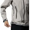 Giacca impermeabile Columbia Saudan Pro 3L Shell (Grigio Pietra) Donna