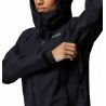 Vandtæt jakke Columbia Saudan Pro 3L Shell (Black) Kvinder