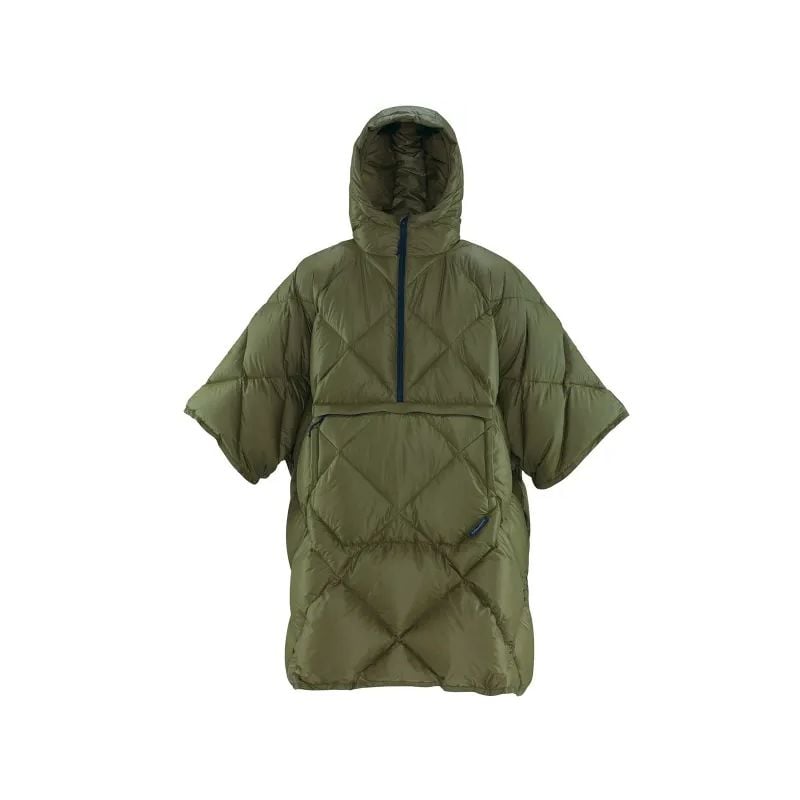 Poncho-couverture Thermarest Honcho Poncho Down (Dark Olive)