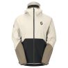 Vattentät jacka Scott Jacket M's Explorair Light Dryo 2.5L (Cotton White/black) Herr
