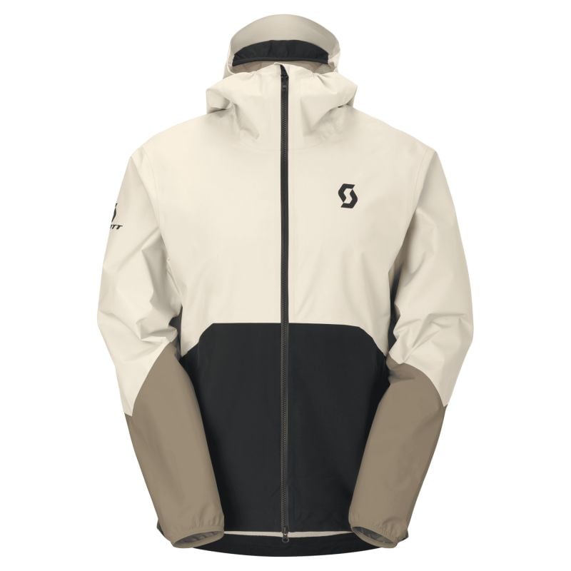 Waterdichte jas Scott Jacket M's Explorair Light Dryo 2.5L (Cotton White/black) Mannen