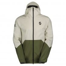 Veste imperméable SCOTT Jacket M's Explorair Light Dryo 2.5L (Cotton White/hay Green) Homme 