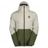 Waterdichte jas Scott Jacket M's Explorair Light Dryo 2.5L (Cotton White/hay Green) Heren
