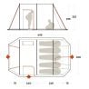 TENT CHANTY 5 DELUXE white CWW