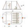 TENT CHANTY 5 DELUXE wit CWW