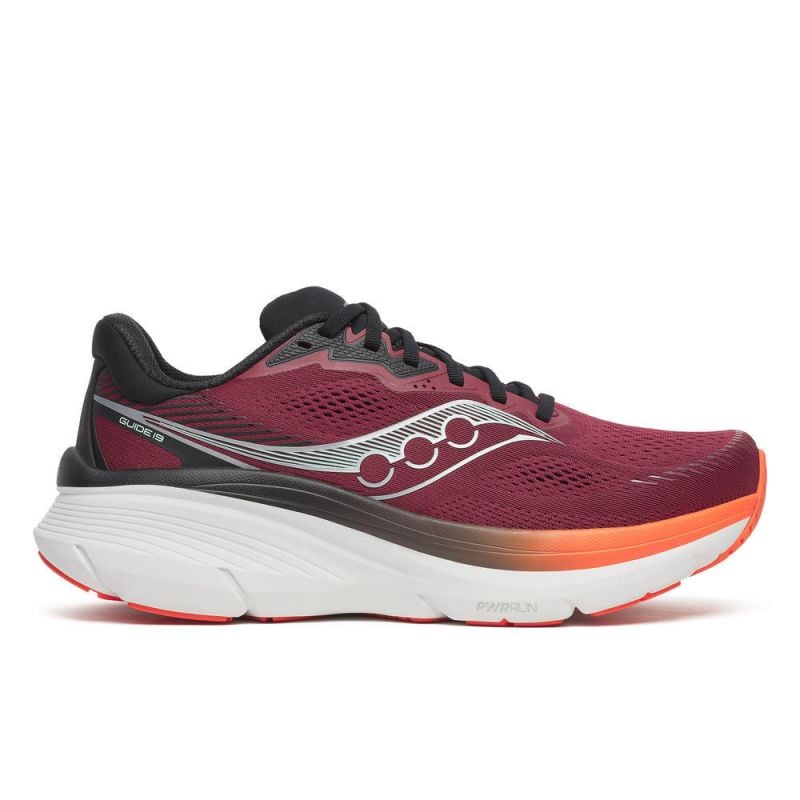 Chaussures de running SAUCONY GUIDE 19 (CRIMSON/FIRE) Homme