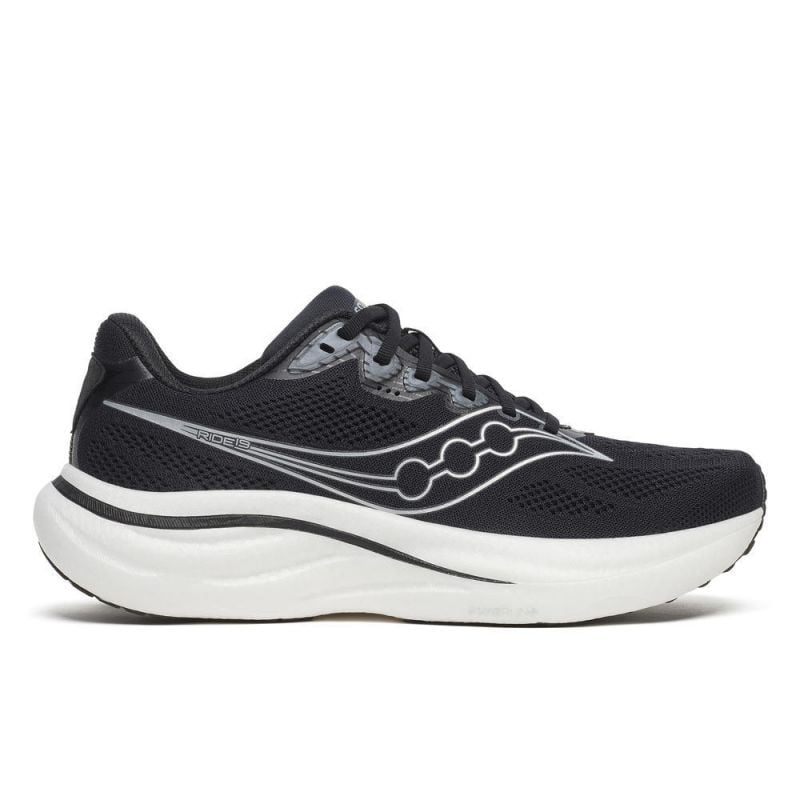 Chaussure de running SAUCONY RIDE 19 (BLACK/SILVER) Homme