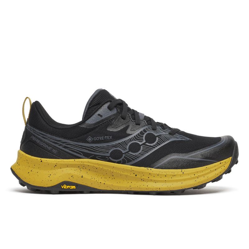 Trail shoes Saucony PEREGRINE 16 GTX (BLACK/OIL) Men
