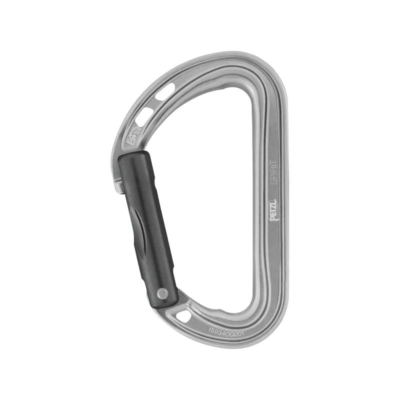 Karabiner ohne Verriegelung PETZL SPIRIT (grau)