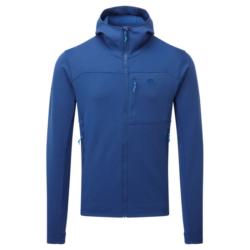 Polaire Durian Hooded Mens Jacket (Admiral Blue) Homme