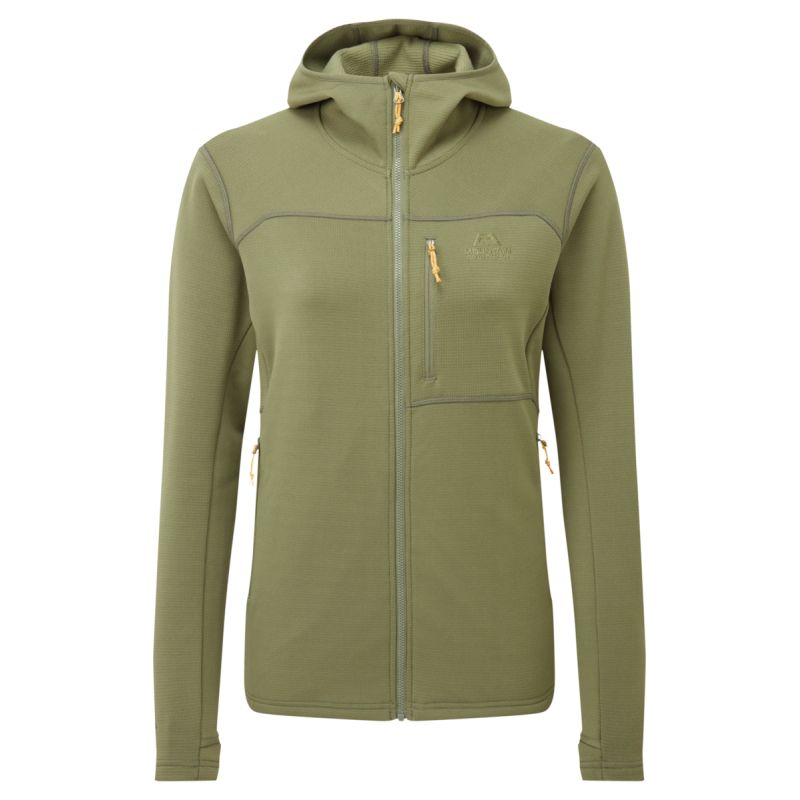 Fleece Durian Hooded Wmns Jacket (Four Leaf Clover) Kvinna
