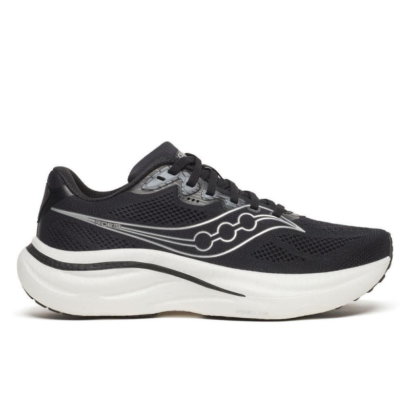 Running shoes Saucony RIDE 19 (BLACK/WHITE) Women