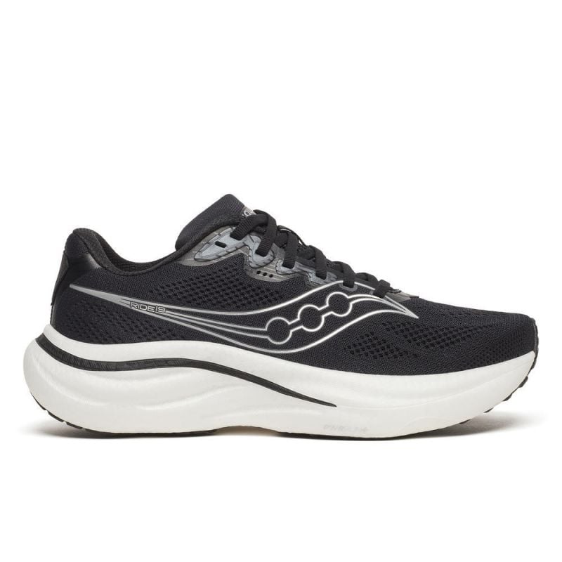 Zapatillas de running Saucony RIDE 19 (BLACK/WHITE) Mujer