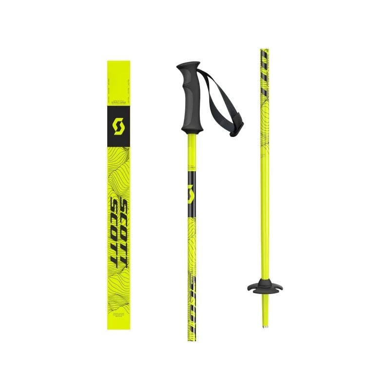 Skistöcke Scott Pole Element Jr (High viz yellow) Kinder