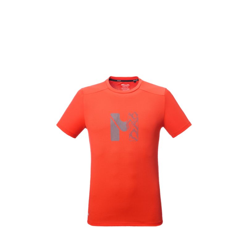 T-shirt Millet KAMET MAP SS M (PAPRIKA) Men