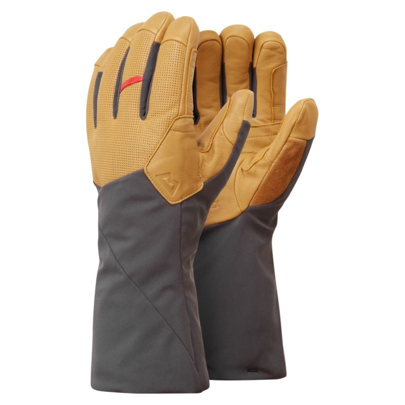 Handskar MOUNTAIN EQUIPMENT Hyper Couloir Gauntlet (Obsidian/Tan)