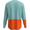 Jersey M's Motion Air de manga larga Azul Lazurita/Naranja Carneliano