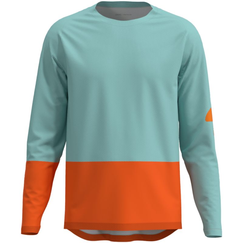 T-shirt MTB POC M's Motion Air L/S Jersey (Blu Lazurite/Arancio Carnelian)