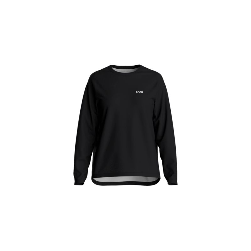 Långärmad T-shirt MTB POC W's Motion Air L/S Jersey (Uranium Black) dam