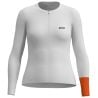 Pitkähihainen paita POC W's Cadence L/S Jersey (Hydrogen White) naisille