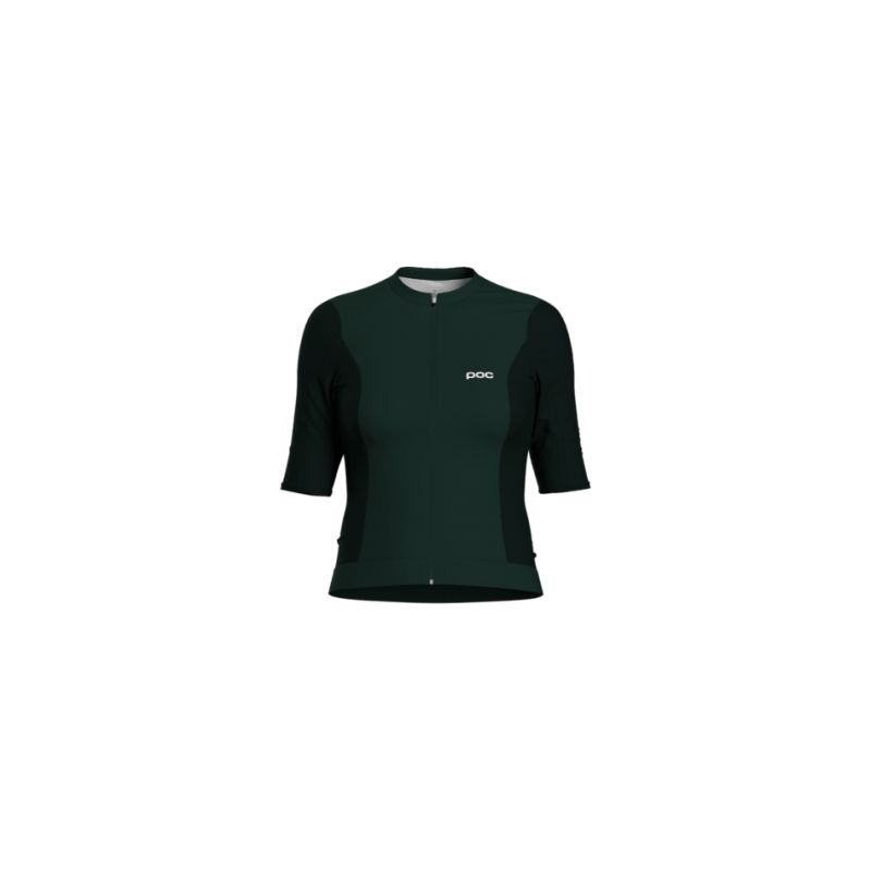 Fiets T-shirt POC BIKE W's Cadence Jersey (Pargasite Green) Dames