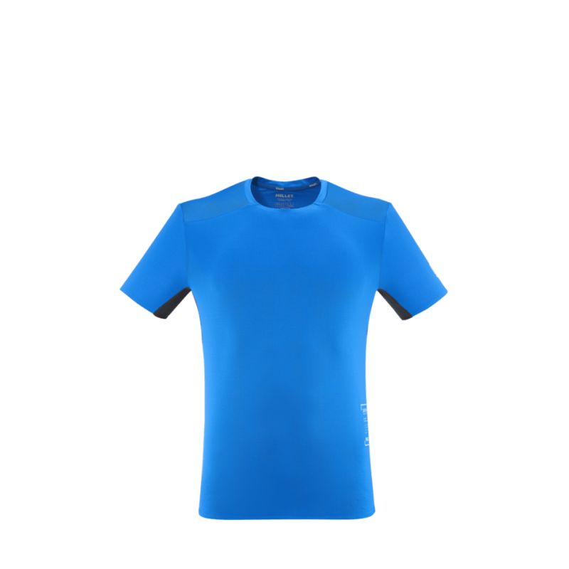 Tee-shirt MILLET INT P L TS SS M (ICON BLUE/BLACK) Homme