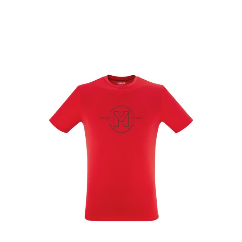 T-paita Millet UBIC LIGHT TS SS M (RED) Mies