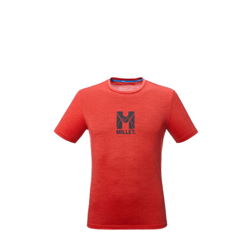 T-Shirt Millet UBIC WOOL TS SS M (GRANITE) Herren