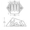 Tent Big agnes Tiger Wall 3 Platinum (Mercury/Evening Primrose)